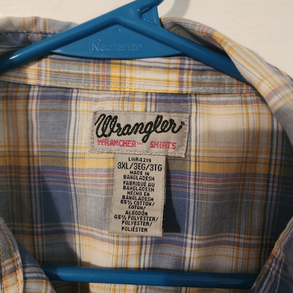 Wrangler Men's Button-up Sirt 3XL - Picture 4 of 6